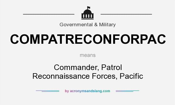 What does COMPATRECONFORPAC mean? It stands for Commander, Patrol Reconnaissance Forces, Pacific