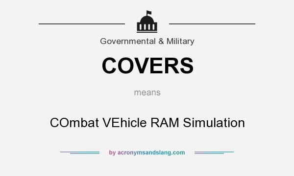 What does COVERS mean? It stands for COmbat VEhicle RAM Simulation