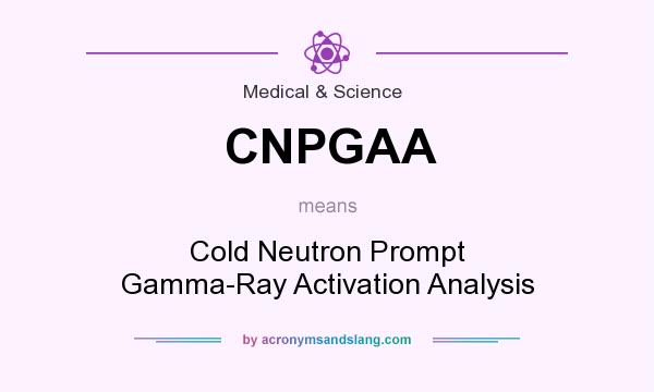 What does CNPGAA mean? It stands for Cold Neutron Prompt Gamma-Ray Activation Analysis