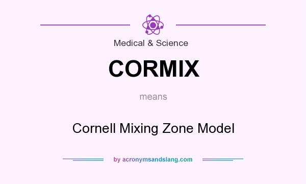 What does CORMIX mean? It stands for Cornell Mixing Zone Model