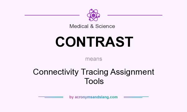 What does CONTRAST mean? It stands for Connectivity Tracing Assignment Tools