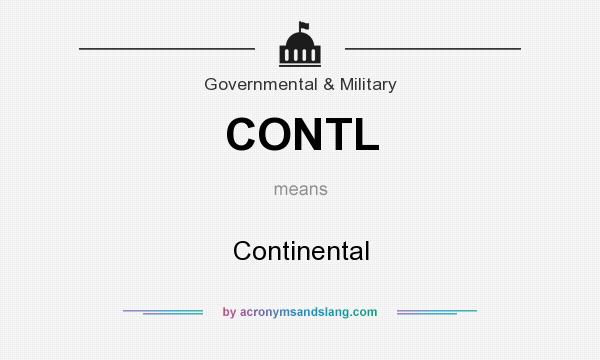 What does CONTL mean? It stands for Continental