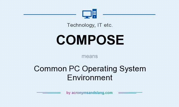What does COMPOSE mean? It stands for Common PC Operating System Environment