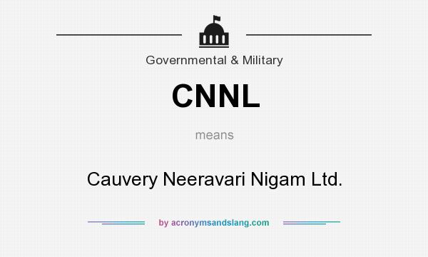 What does CNNL mean? It stands for Cauvery Neeravari Nigam Ltd.