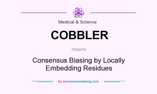 What does COBBLER mean? It stands for Consensus Biasing by Locally Embedding Residues