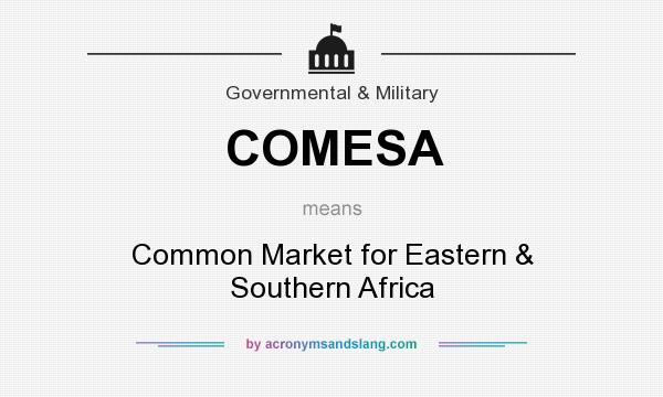 What does COMESA mean? It stands for Common Market for Eastern & Southern Africa