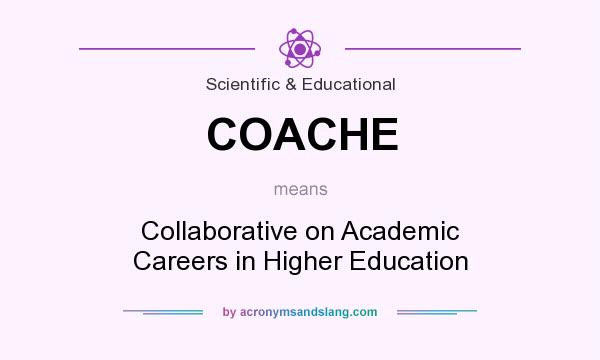 What does COACHE mean? It stands for Collaborative on Academic Careers in Higher Education