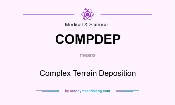 What does COMPDEP mean? It stands for Complex Terrain Deposition