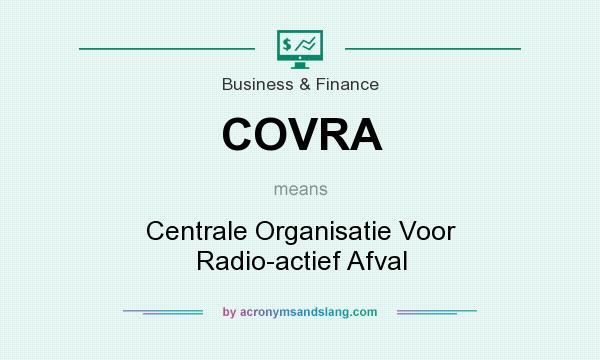 What does COVRA mean? It stands for Centrale Organisatie Voor Radio-actief Afval