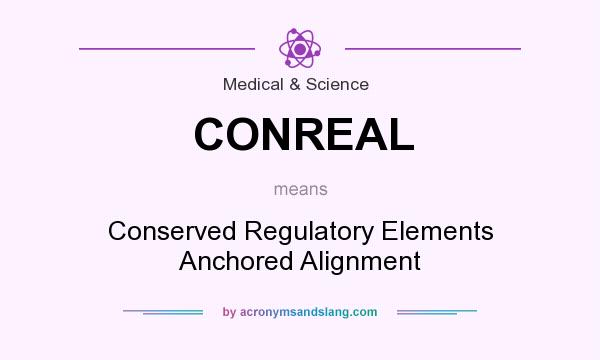 What does CONREAL mean? It stands for Conserved Regulatory Elements Anchored Alignment