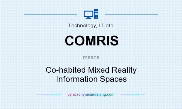 What does COMRIS mean? It stands for Co-habited Mixed Reality Information Spaces