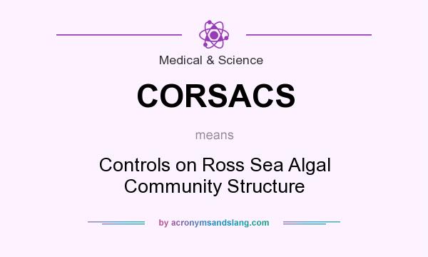 What does CORSACS mean? It stands for Controls on Ross Sea Algal Community Structure