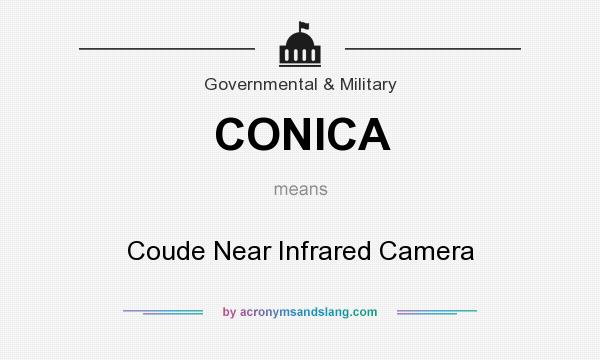 What does CONICA mean? It stands for Coude Near Infrared Camera