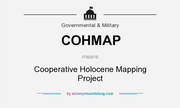 What does COHMAP mean? It stands for Cooperative Holocene Mapping Project