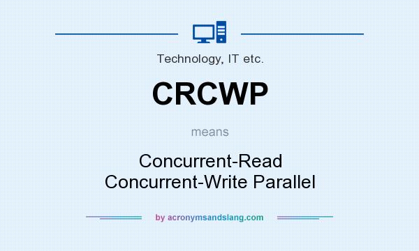 What does CRCWP mean? It stands for Concurrent-Read Concurrent-Write Parallel
