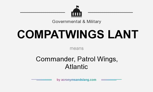 What does COMPATWINGS LANT mean? It stands for Commander, Patrol Wings, Atlantic