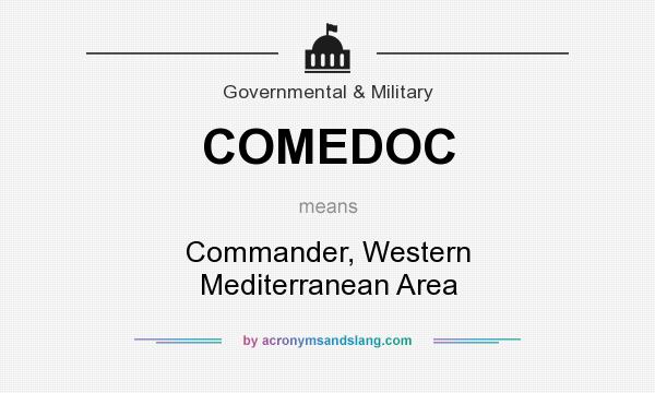 What does COMEDOC mean? It stands for Commander, Western Mediterranean Area
