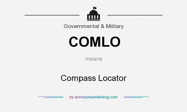 What does COMLO mean? It stands for Compass Locator