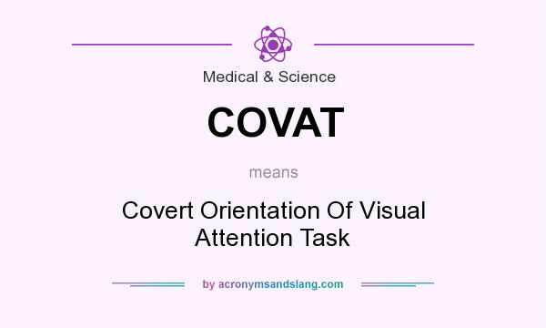 What does COVAT mean? It stands for Covert Orientation Of Visual Attention Task