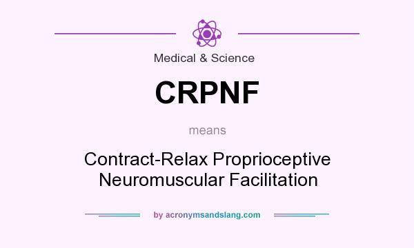 What does CRPNF mean? It stands for Contract-Relax Proprioceptive Neuromuscular Facilitation