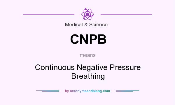 What does CNPB mean? It stands for Continuous Negative Pressure Breathing