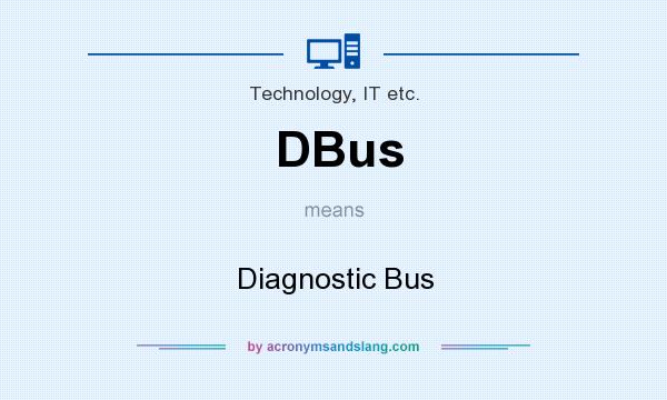 What does DBus mean? It stands for Diagnostic Bus