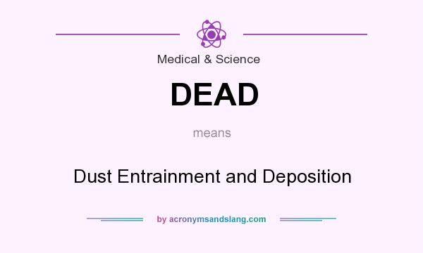 What does DEAD mean? It stands for Dust Entrainment and Deposition