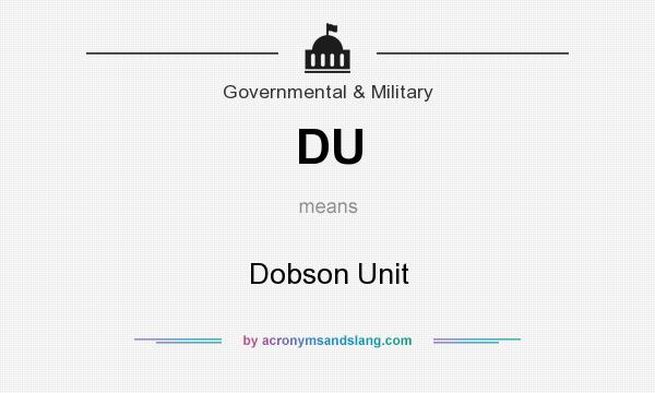 What does DU mean? It stands for Dobson Unit