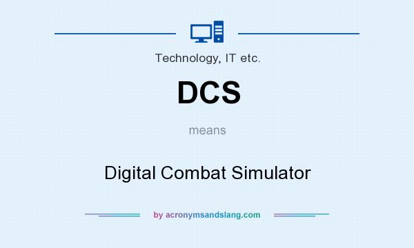 What does DCS mean? It stands for Digital Combat Simulator