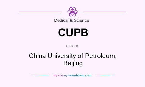 What does CUPB mean? It stands for China University of Petroleum, Beijing