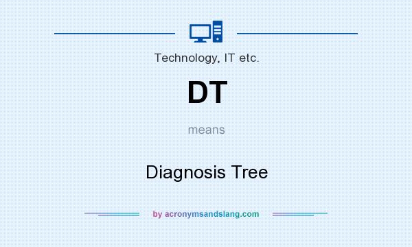 What does DT mean? It stands for Diagnosis Tree