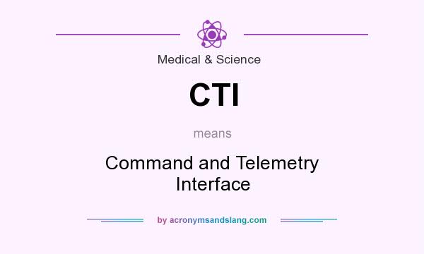 What does CTI mean? It stands for Command and Telemetry Interface