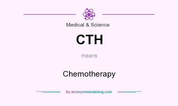 What does CTH mean? It stands for Chemotherapy