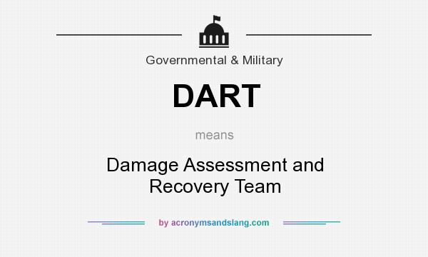 What does DART mean? It stands for Damage Assessment and Recovery Team