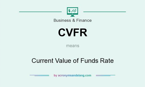 What does CVFR mean? It stands for Current Value of Funds Rate