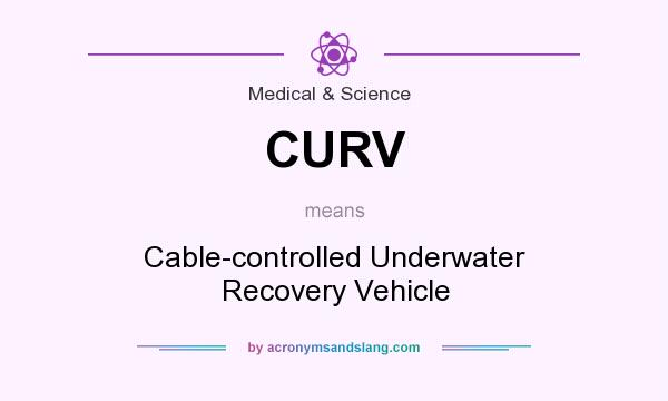 What does CURV mean? It stands for Cable-controlled Underwater Recovery Vehicle