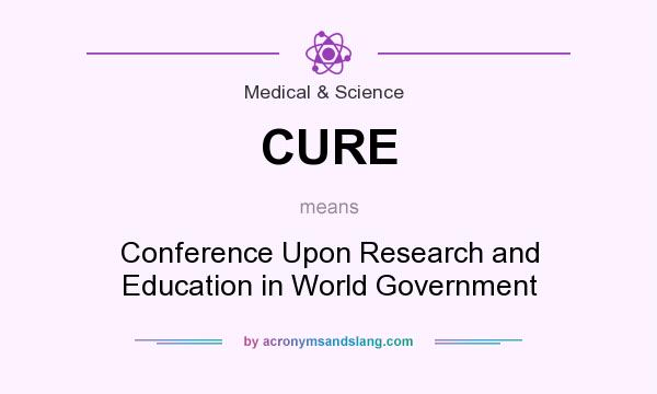 What does CURE mean? It stands for Conference Upon Research and Education in World Government