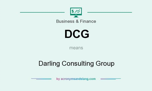 What does DCG mean? It stands for Darling Consulting Group