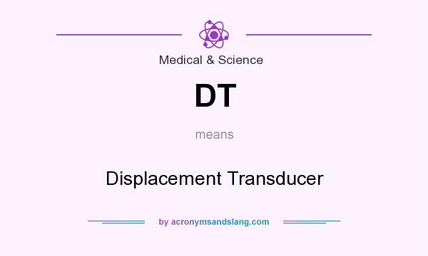 What does DT mean? It stands for Displacement Transducer