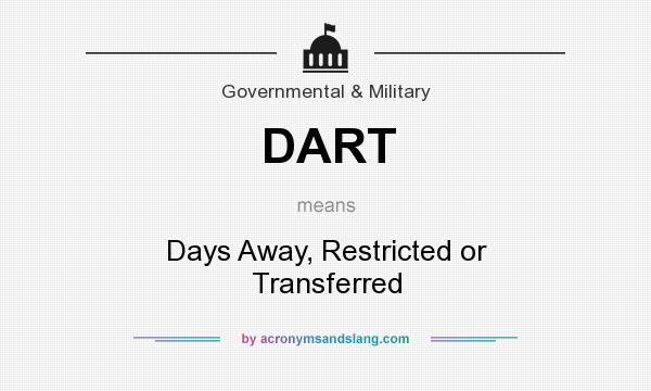 What does DART mean? It stands for Days Away, Restricted or Transferred