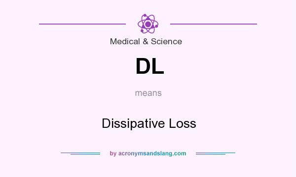 What does DL mean? It stands for Dissipative Loss