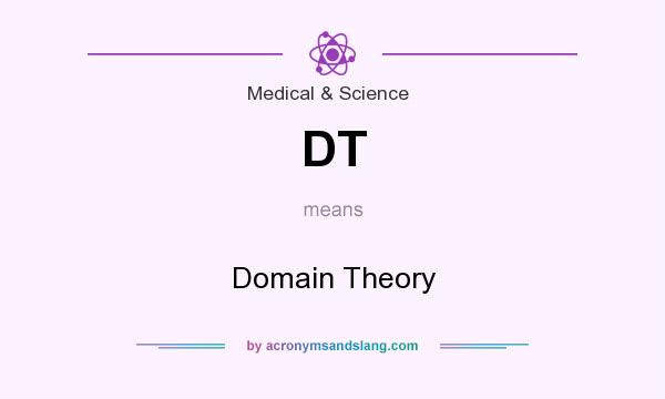 What does DT mean? It stands for Domain Theory