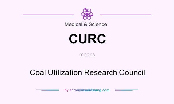 What does CURC mean? It stands for Coal Utilization Research Council