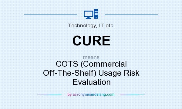 What does CURE mean? It stands for COTS (Commercial Off-The-Shelf) Usage Risk Evaluation