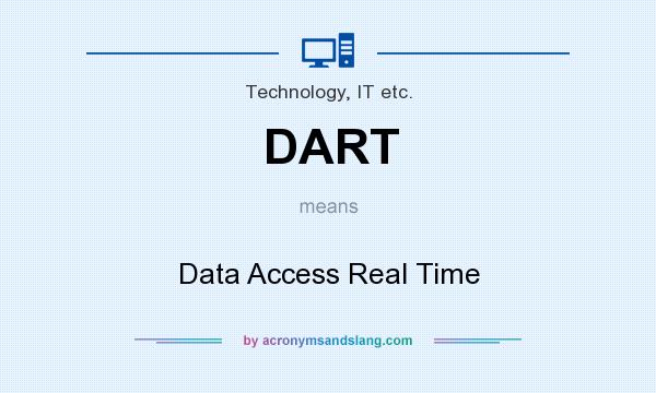 What does DART mean? It stands for Data Access Real Time