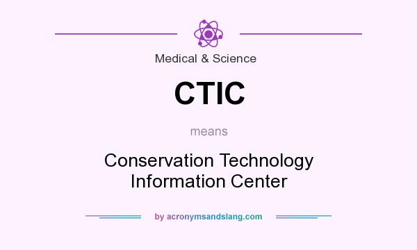 What does CTIC mean? It stands for Conservation Technology Information Center