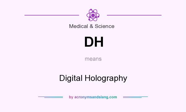 What does DH mean? It stands for Digital Holography