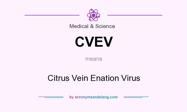 What does CVEV mean? It stands for Citrus Vein Enation Virus