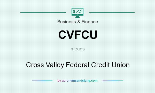 What does CVFCU mean? It stands for Cross Valley Federal Credit Union