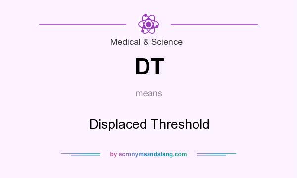 What does DT mean? It stands for Displaced Threshold
